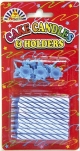 Cake Candles & Holders - Blue